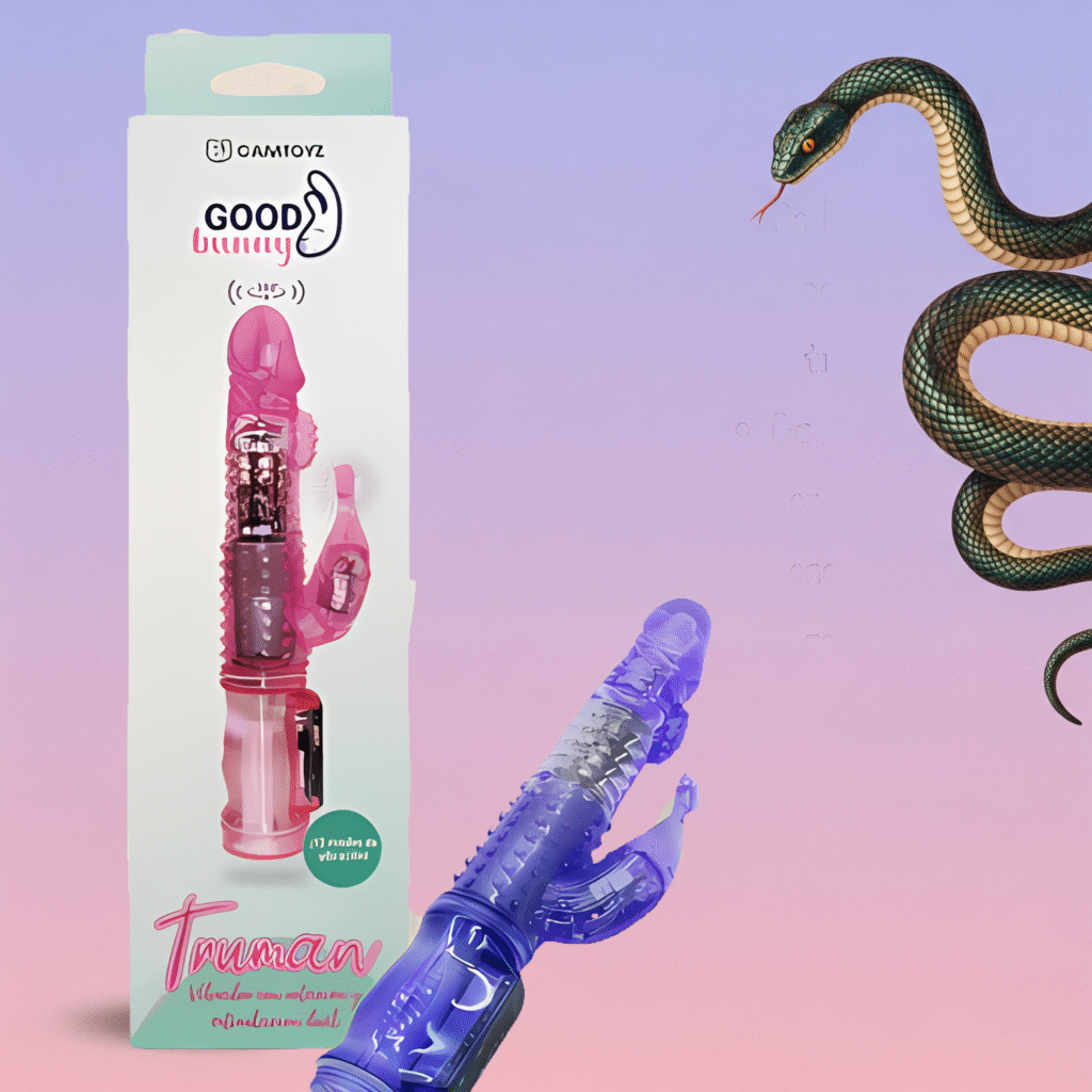 vibrador truman con rotacion y estimulacion dual